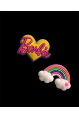 Cutyshoes Jibbitz Galeria Barbie Uniworld Aksesuar Terlik Süsü 2'li Set.